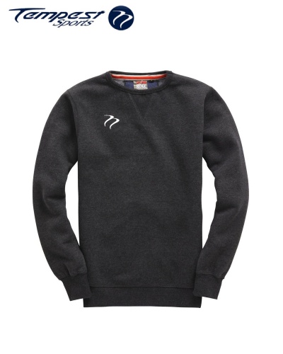 Tempest Heavyweight Sweater - Black Melange